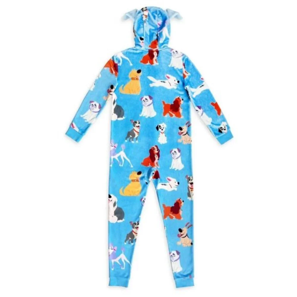 Disney Dogs One-Piece Pajama Romper Bodysuit Women's MEDIUM - Picture 2 of 15